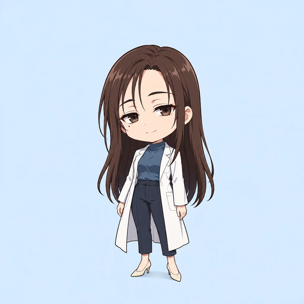 Shoko Ieiri AI 辅助角色插画