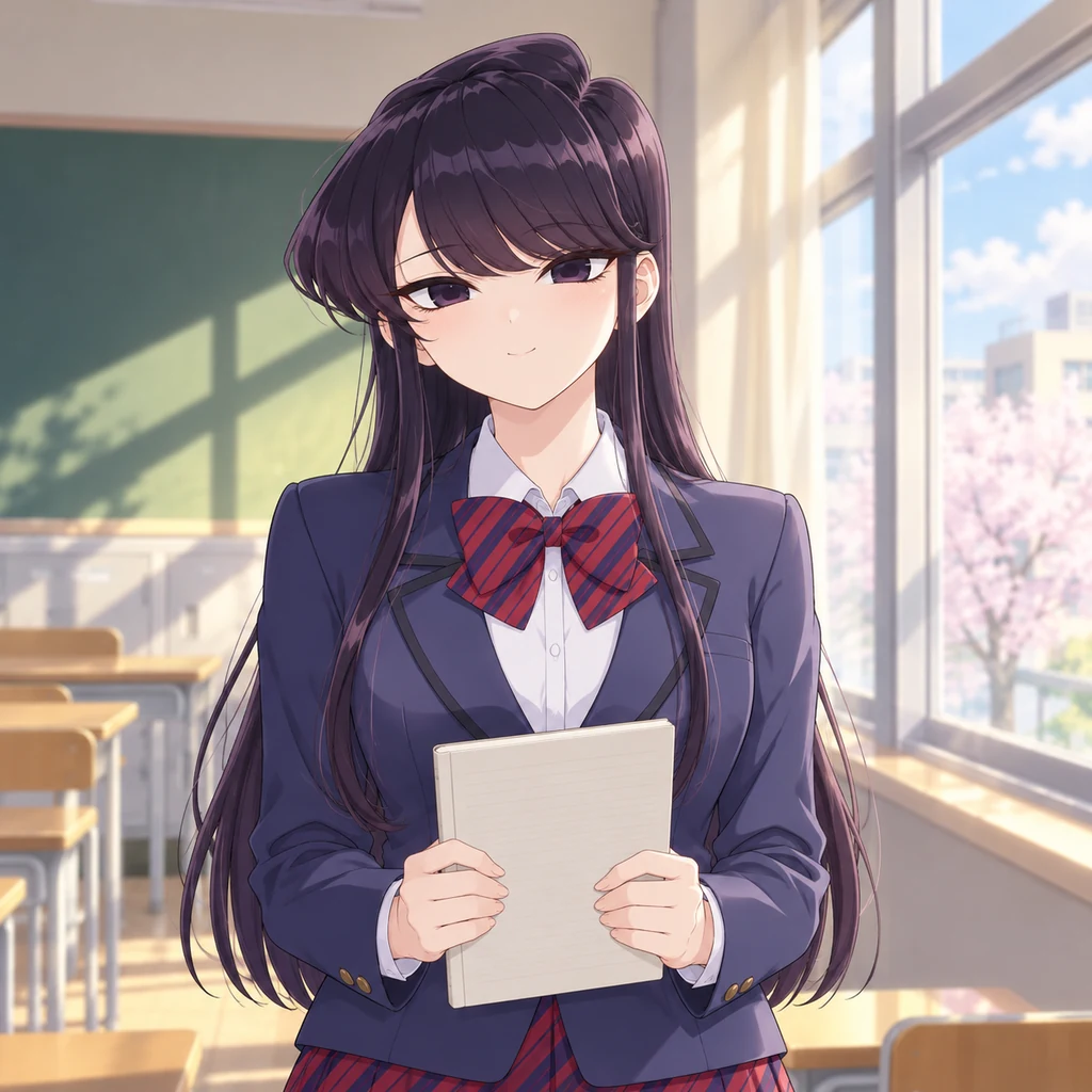 Shoko Komi AI 辅助角色插画