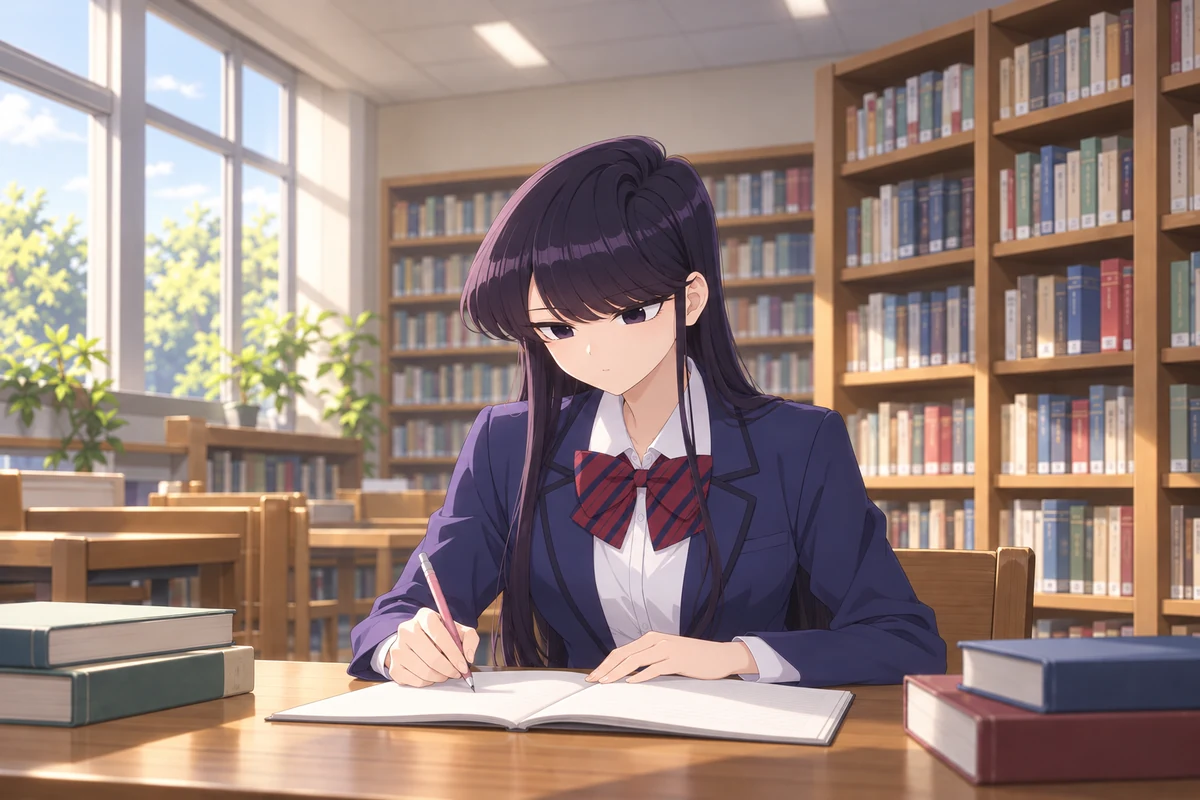 Shoko Komi AI 插画