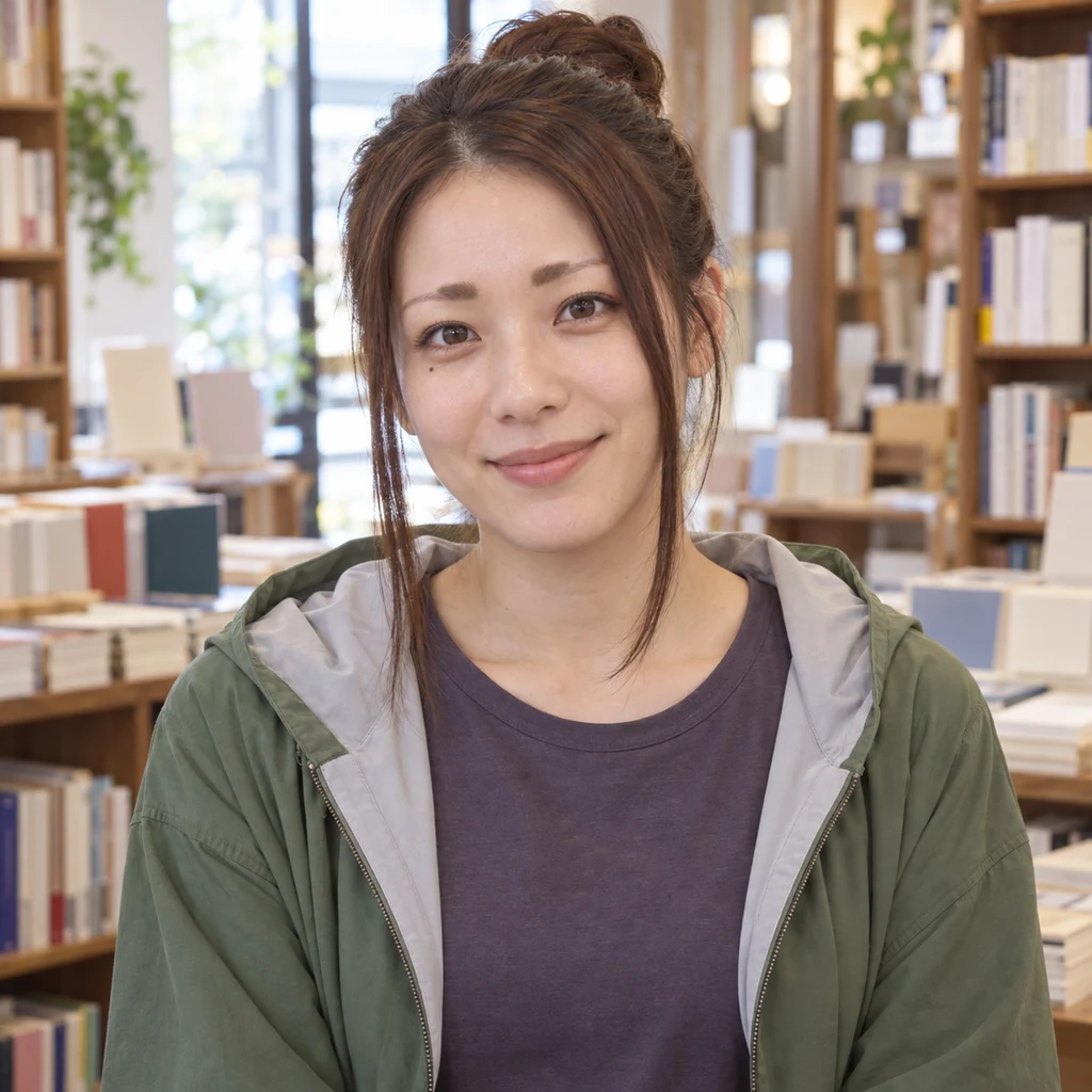 緒川菫子の実写風AIポートレート