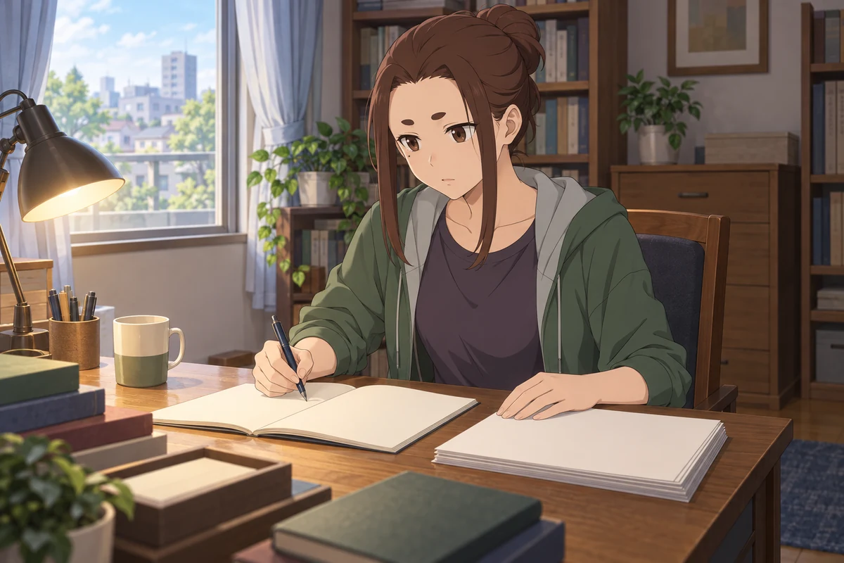 緒川菫子 AI 插画