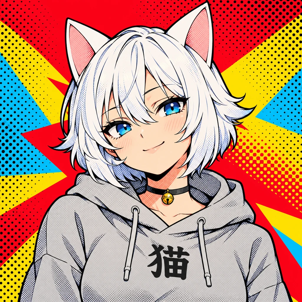Tama Nekonari AI 辅助角色插画