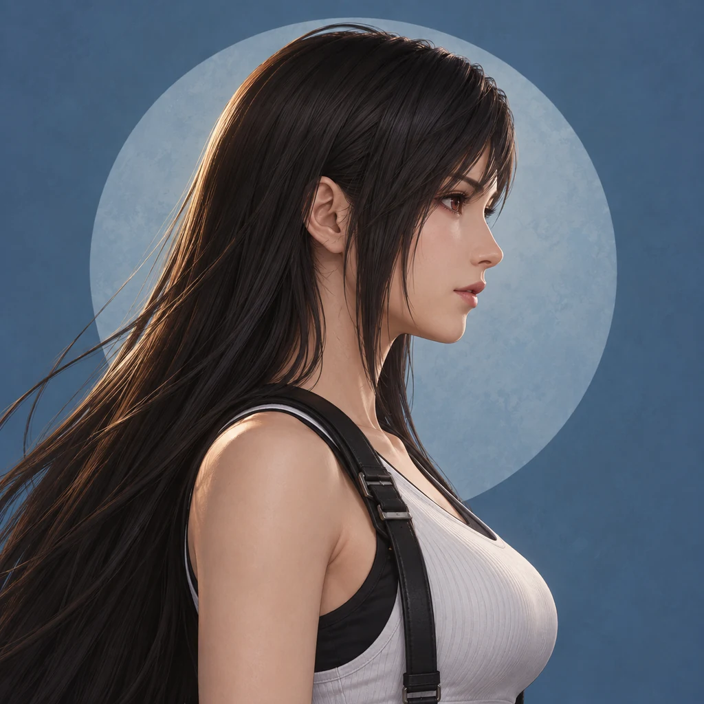 Tifa Lockhart AI 辅助角色插画