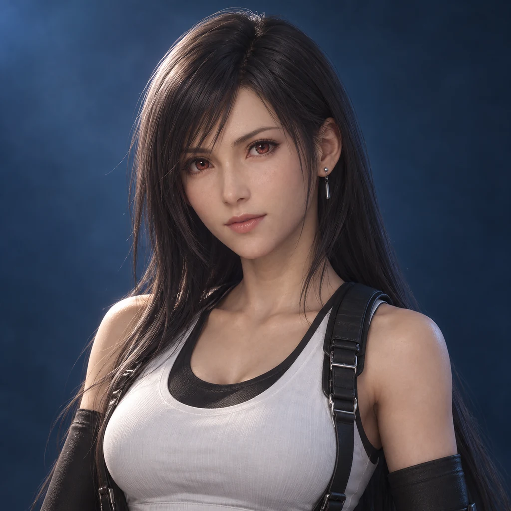 Tifa Lockhart AI 辅助角色插画