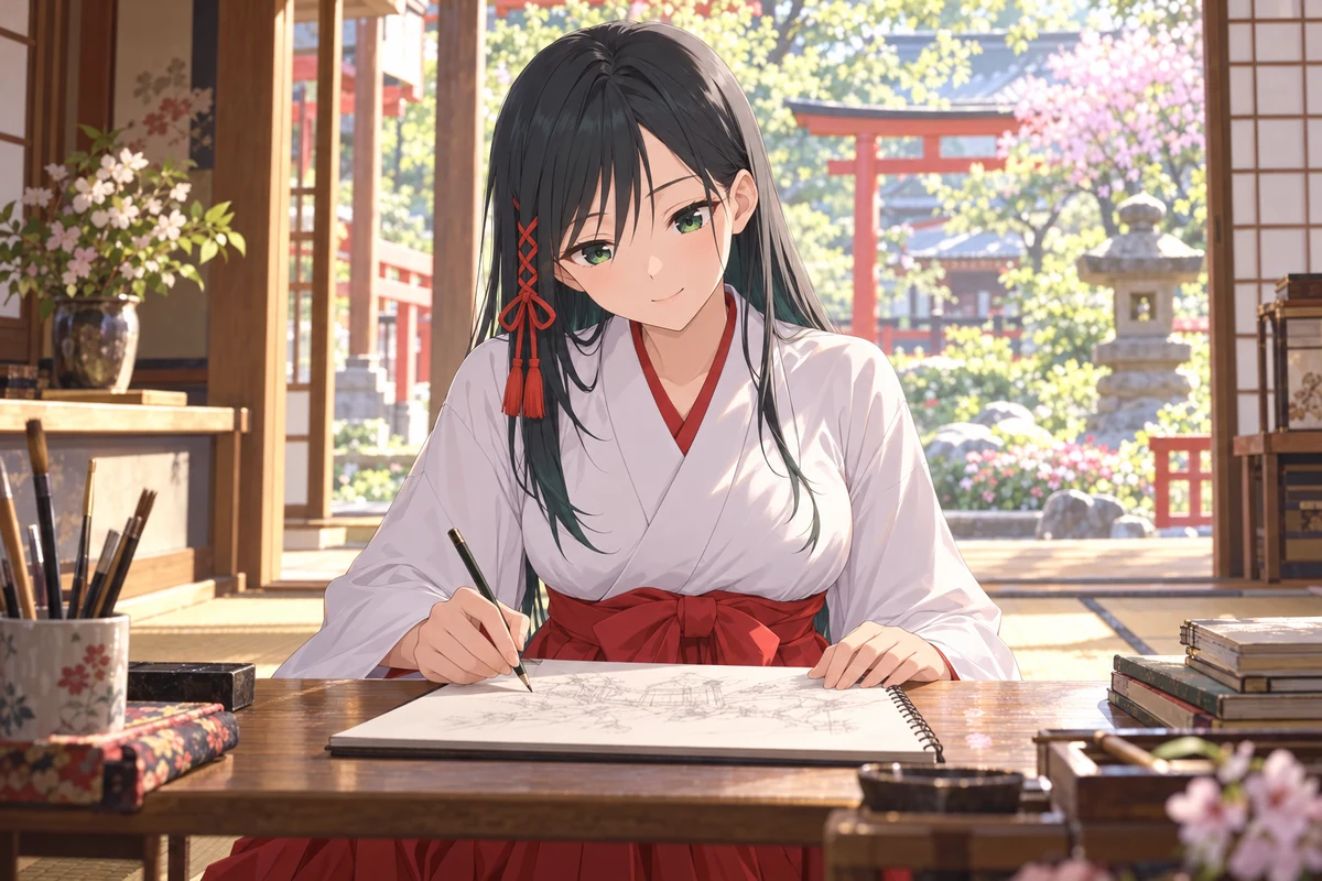 Yae Amagami AI 插画
