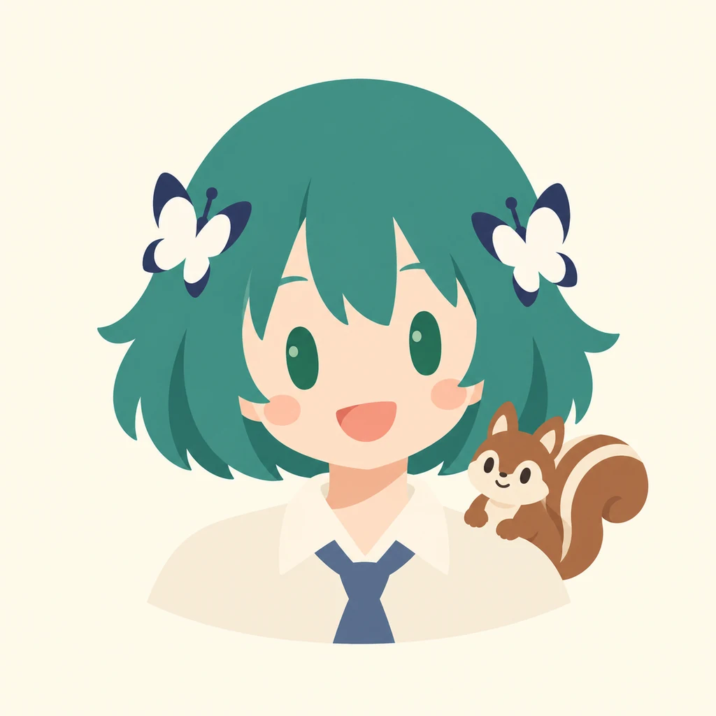 優敷山女 AI 辅助角色插画