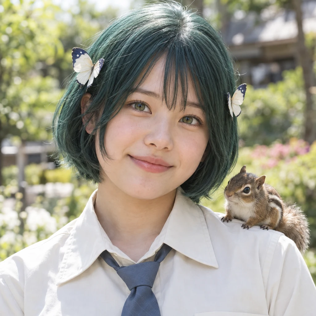 Yamame Yasashiki live-action AI portrait