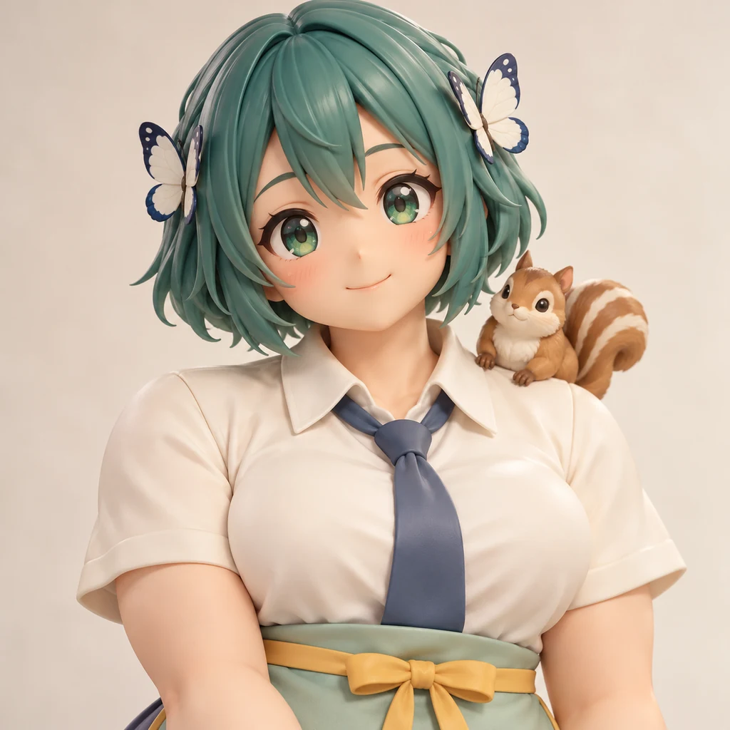 優敷山女 AI 辅助角色插画