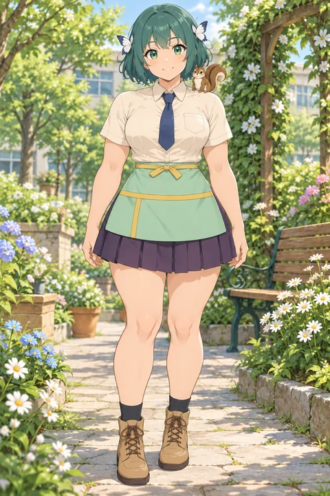 優敷山女角色示意插画