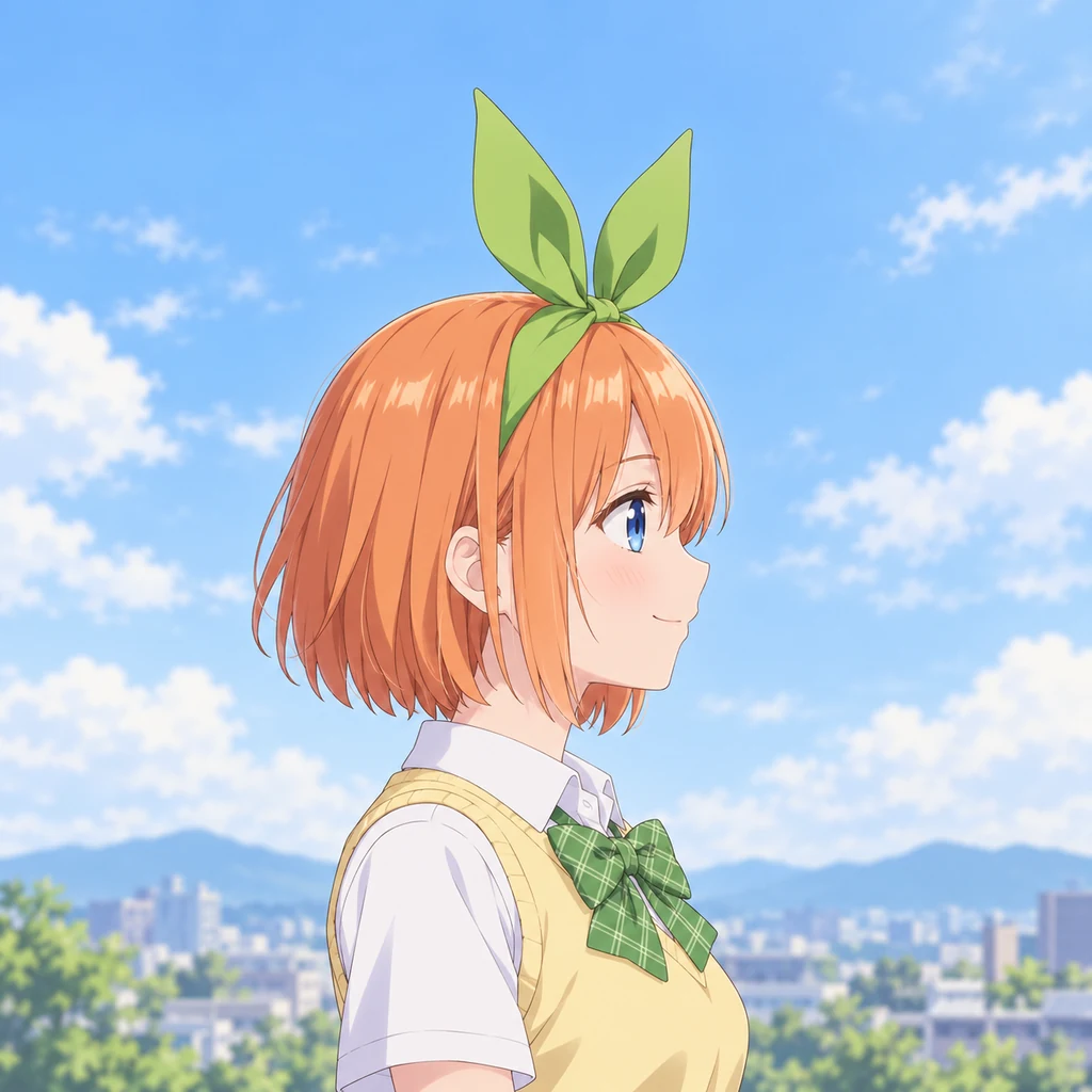 Yotsuba Nakano AI 辅助角色插画