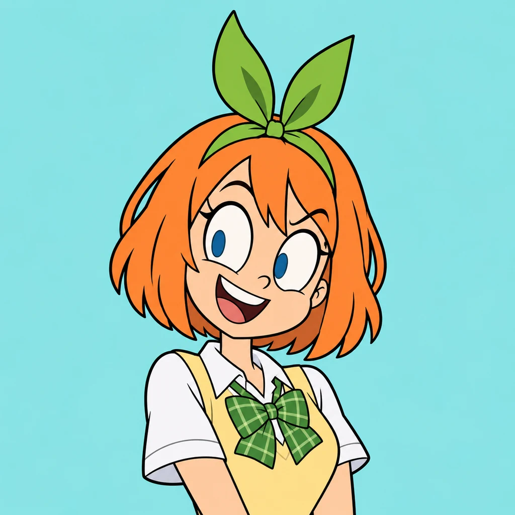Yotsuba Nakano AI 辅助角色插画