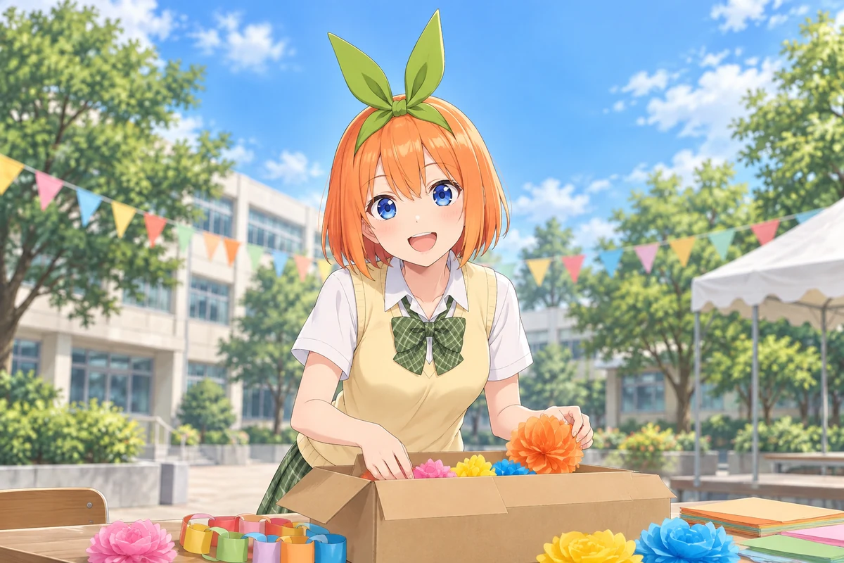 Yotsuba Nakano AI 插画