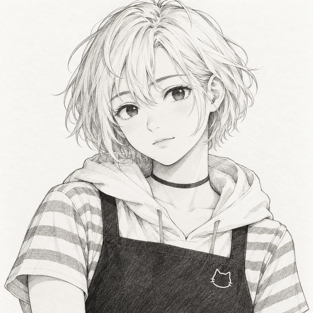 Yui Shiromaru AI 辅助角色插画