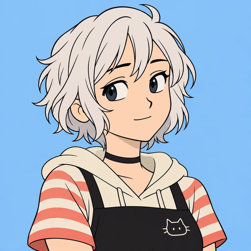 Yui Shiromaru AI 辅助角色插画