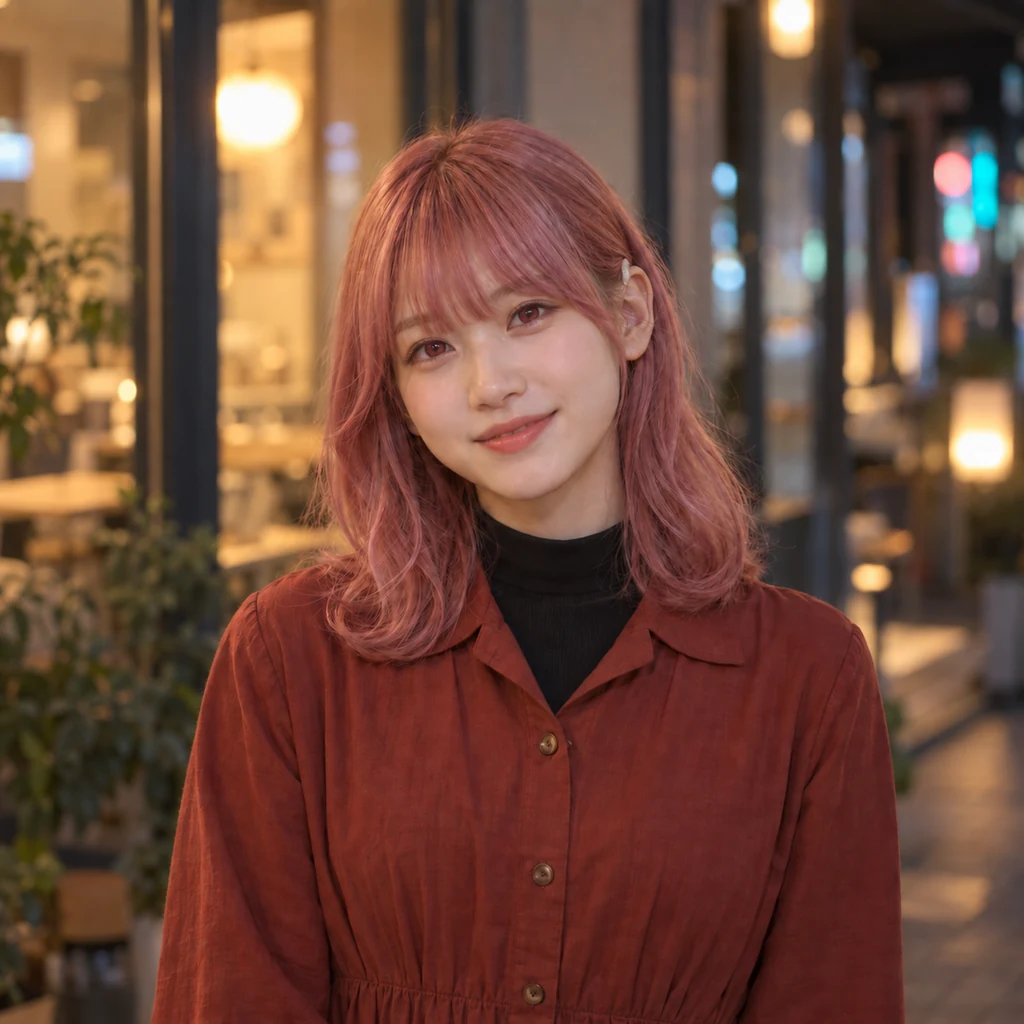 糸瀬雪の実写風AIポートレート