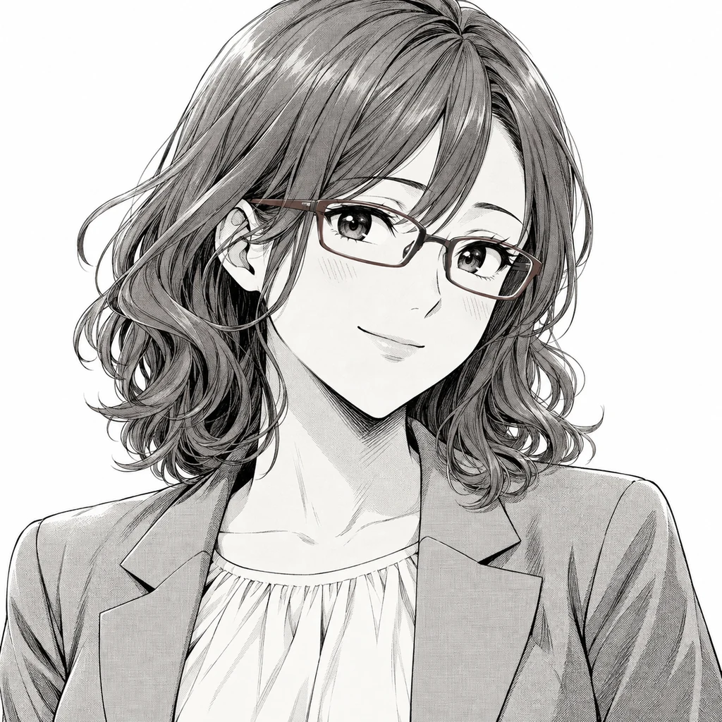 Yuri Makuwa AI 辅助角色插画