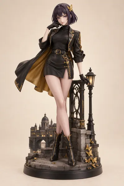 Akiko Yosano · City fashion · 3D