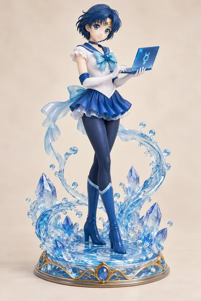 Sailor Moon · Ami Mizuno · Sailor guardian collection · 3D