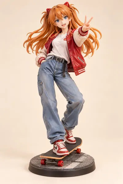 Neon Genesis Evangelion · Asuka Langley Soryu · Street outing · 3D