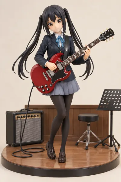 K-ON! · Azusa Nakano · Light music club collection · 3D