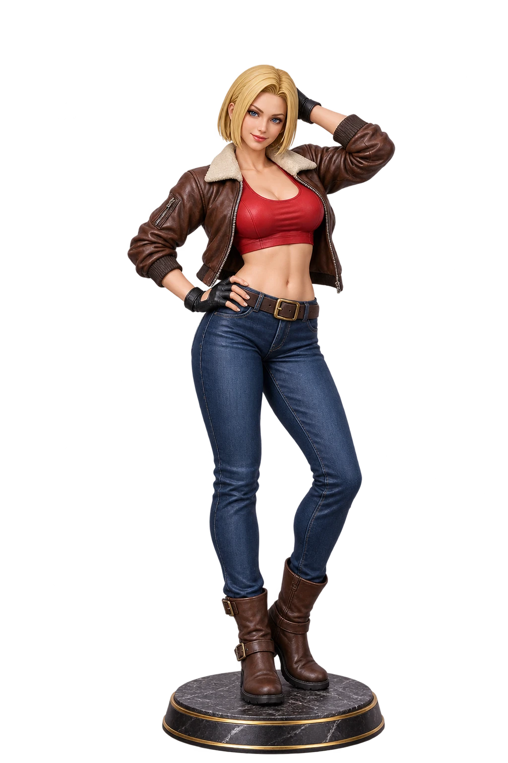 The King of Fighters · Blue Mary · Classic collector edition · 3D Figure