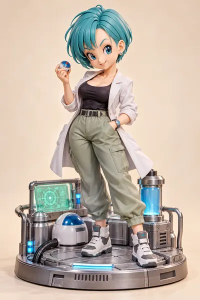 Dragon Ball · Bulma · Genius chibi · 3D