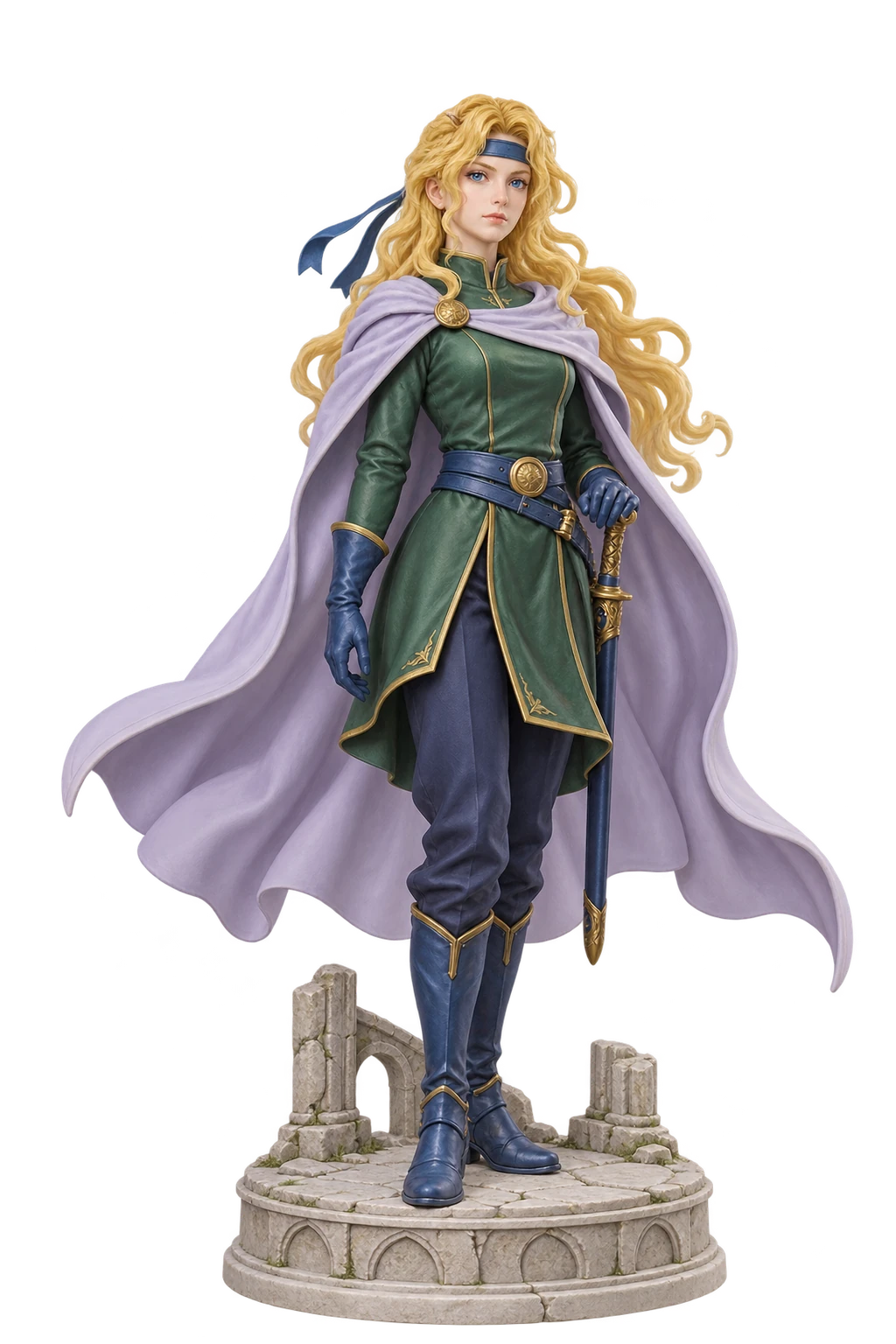 Final Fantasy VI · Celes Chere · Rune knight finding hope · 3D Figure