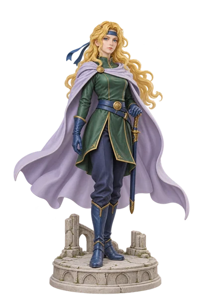 Celes Chere · Rune knight finding hope · 3D