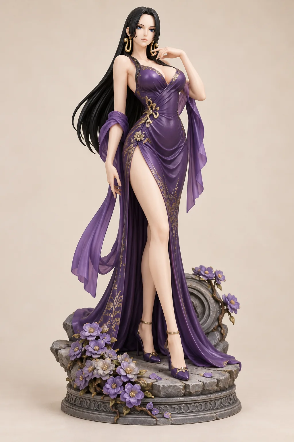One Piece · Boa Hancock · Evening gown · 3D Figure