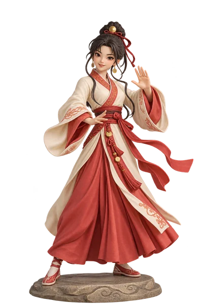 He Xiangu · Streetwise Heroine · 3D