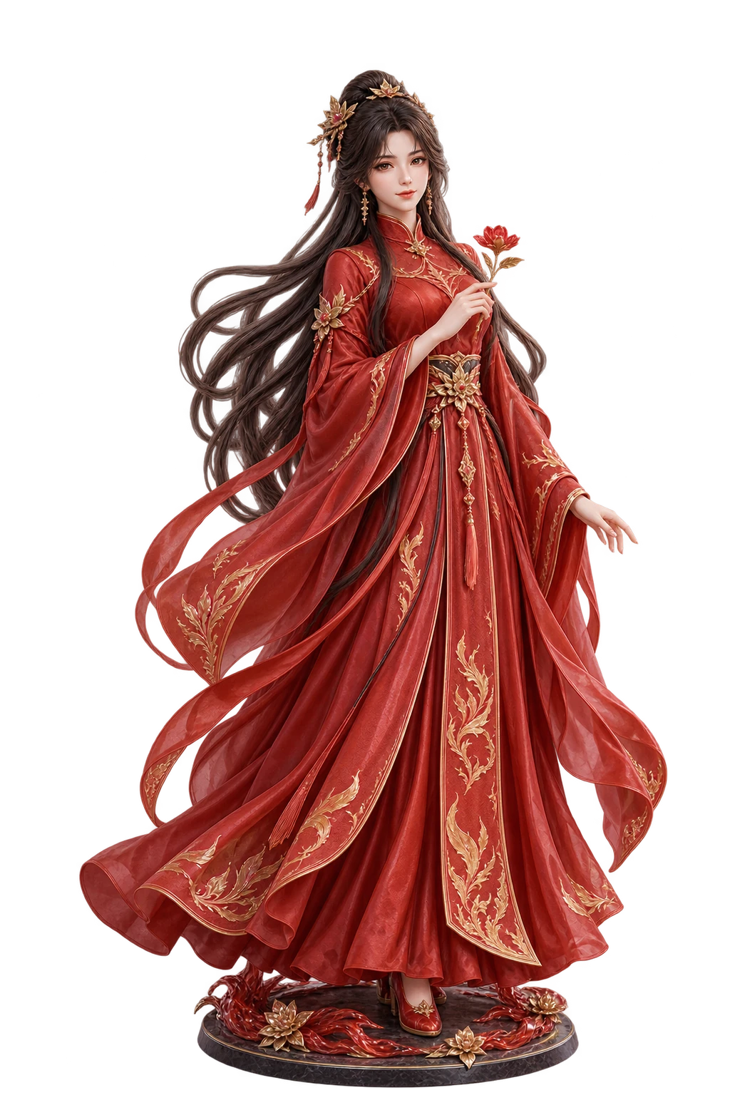 Perfect World · Huo Linger · Immortal realm edition · 3D Figure