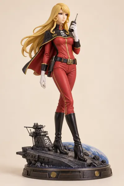 Space Pirate Captain Harlock · Kei Yuki · Classic character design · 3D