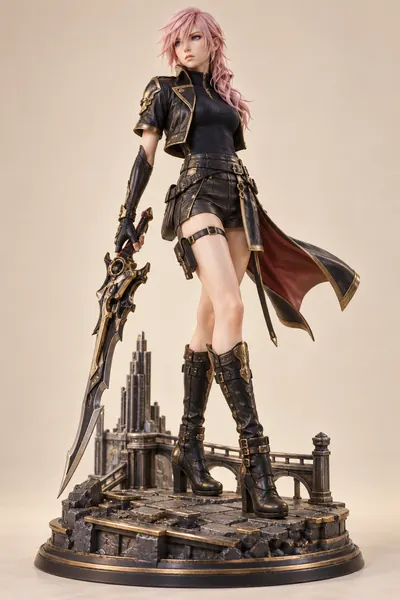 Final Fantasy XIII · Lightning · City fashion · 3D