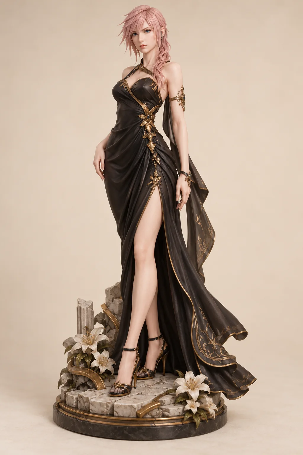 Final Fantasy XIII · Lightning · Evening gown · 3D Figure