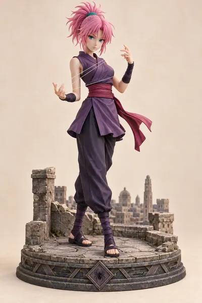 Machi Komacine · Classic adventure character collection · 3D