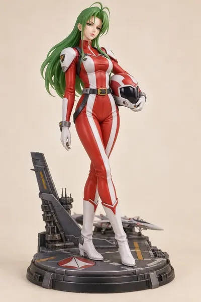 The Super Dimension Fortress Macross · Milia Fallyna Jenius · Classic character design · 3D