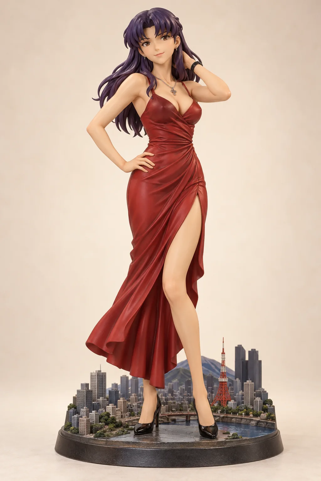 Neon Genesis Evangelion · Misato Katsuragi · Red evening · 3D Figure
