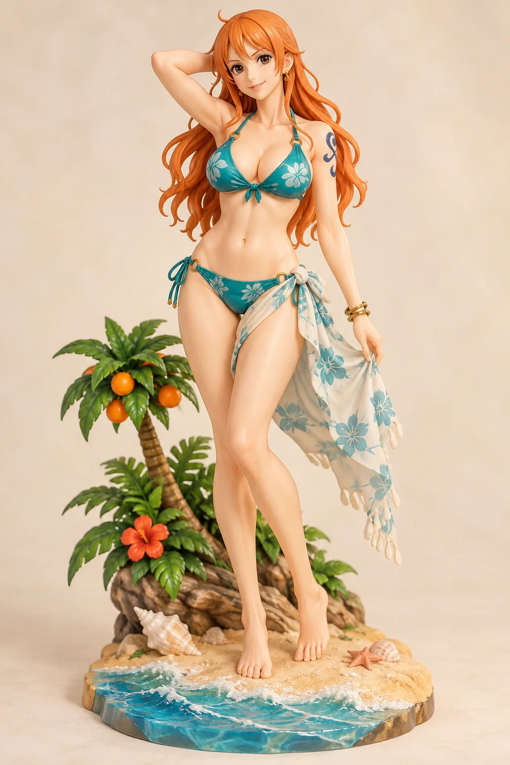 航海王（海贼王） · 娜美 · 海岛泳装 · 3D 手办
