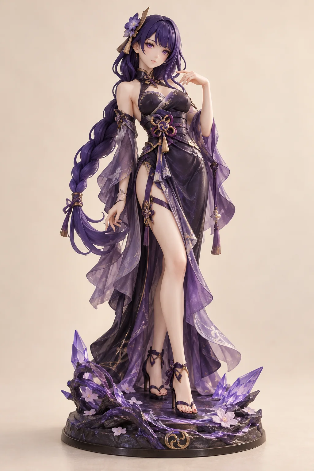 原神 · 雷电将军 · 紫电礼服 · 3D 手办