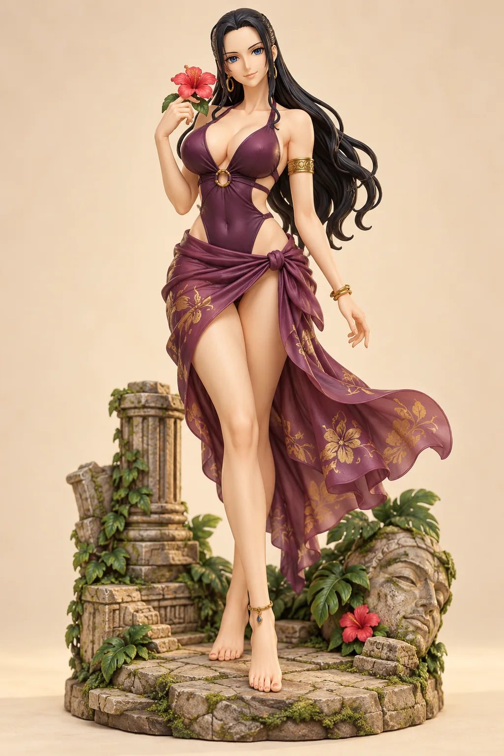 원피스 · 니코 로빈 · 보랏빛 해안 · 3D 피규어
