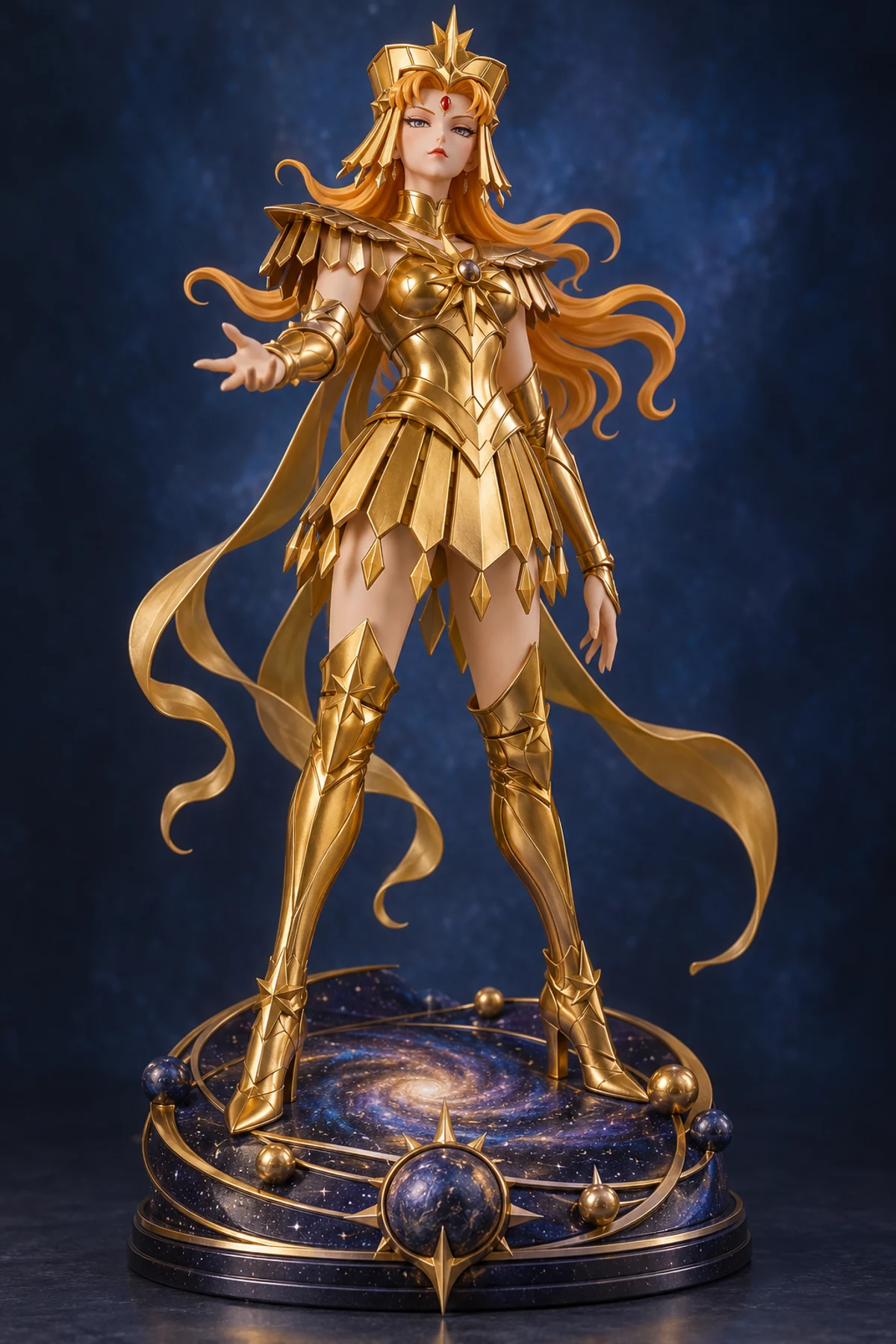 美少女戦士セーラームーン · セーラーギャラクシア · 黄金の女王の鎧 · 3D フィギュア