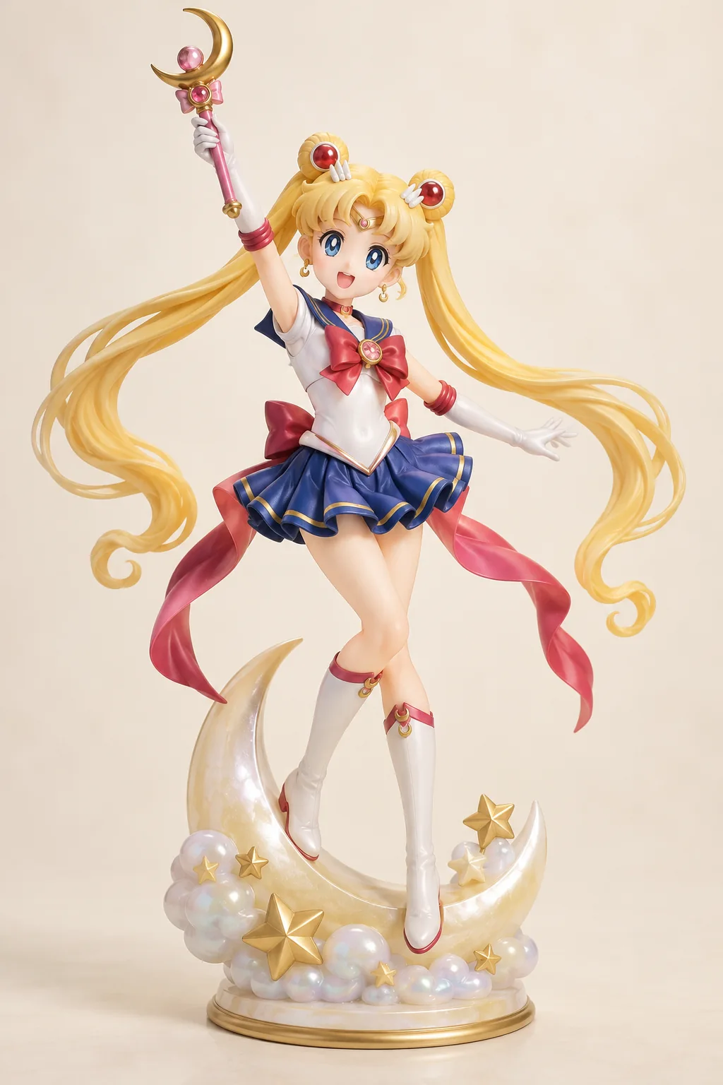 美少女战士 · 月野兔 · 月亮Q版 · 3D 手办