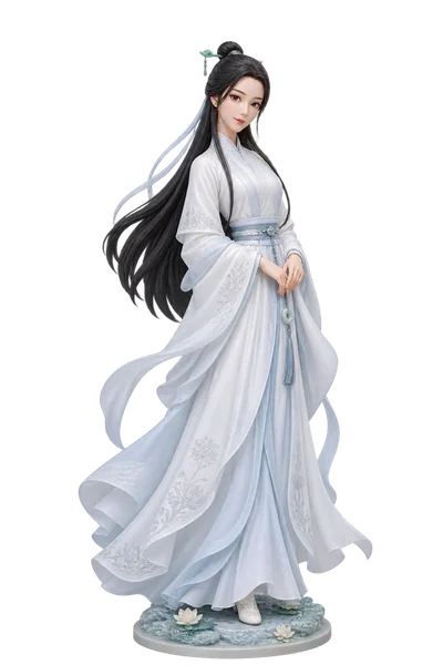 Xiao Bai / Blanca · Origin traditional robes edition · 3D