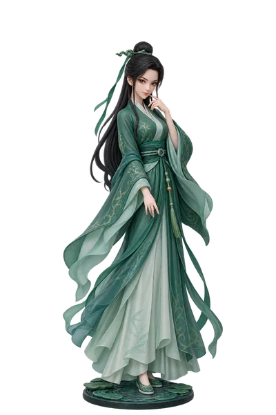 Xiao Qing / Verta · Origin traditional robes edition · 3D