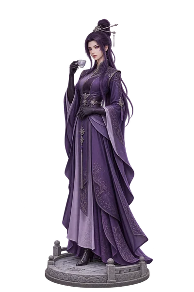 Zi Nu · Orchid pavilion edition · 3D
