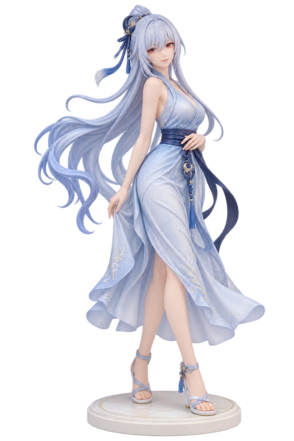 Honkai: Star Rail · Jingliu · Open-shoulder tops + summer dresses · 3D Figure