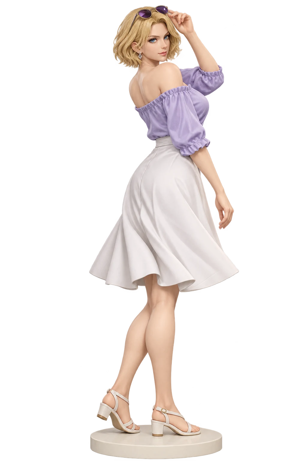 Tekken · Nina Williams · Open-shoulder tops + summer dresses · 3D Figure