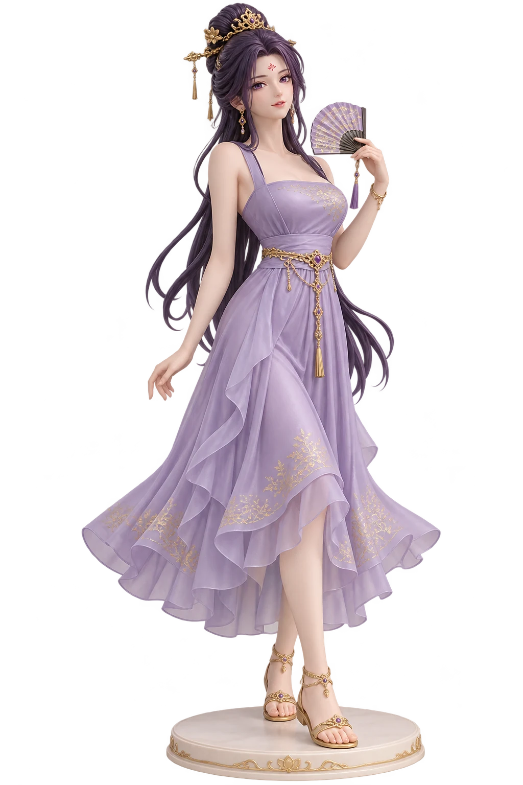 Hua Jiang Hu: The Degenerate · Nv Di · Open-shoulder tops + summer dresses · 3D Figure