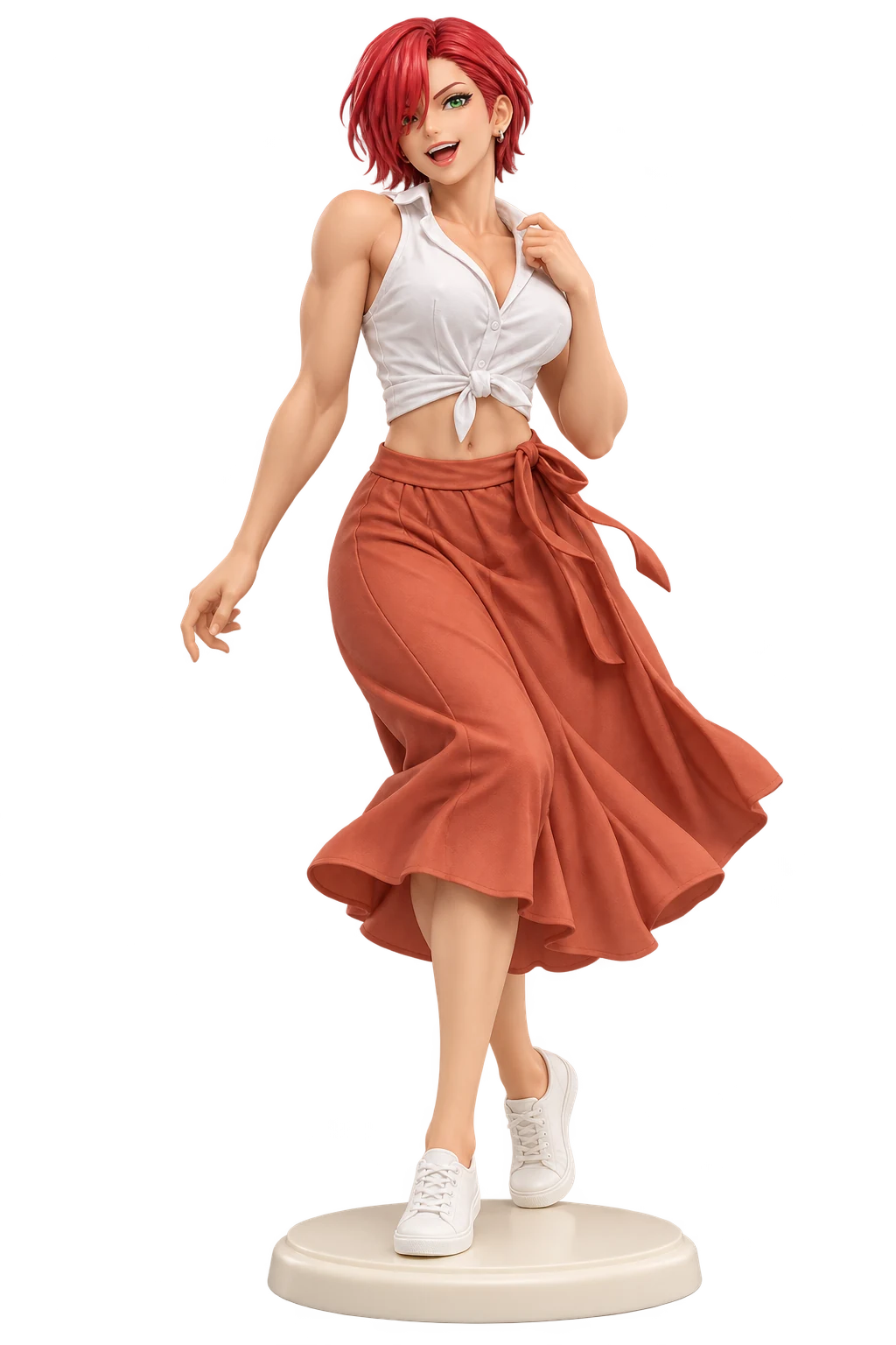 The King of Fighters · Vanessa · Open-shoulder tops + summer dresses · 3D Figure
