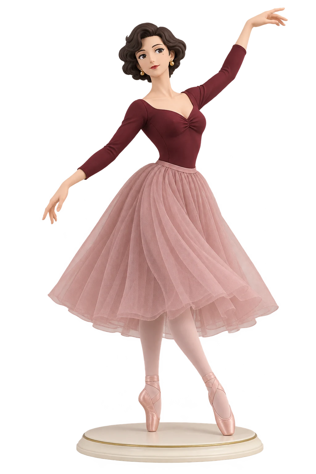 Porco Rosso · Madame Gina · Ballet dancewear + dance skirts · 3D Figure
